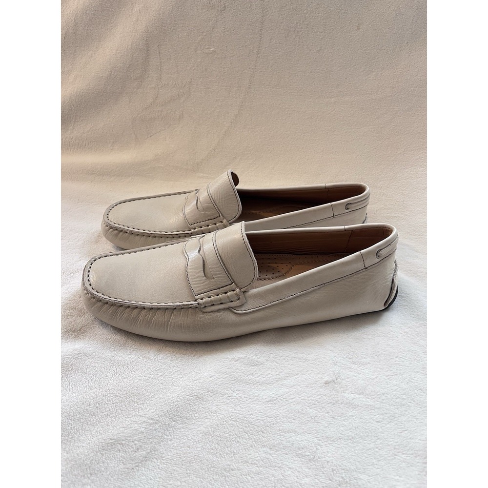 ***G.H. Bass Nolan Loafers Men's 9M Cream
